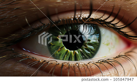 A huge mystical eye of a human person, for posters, ads, flyers, coaches and lifestyle consultant 105847947