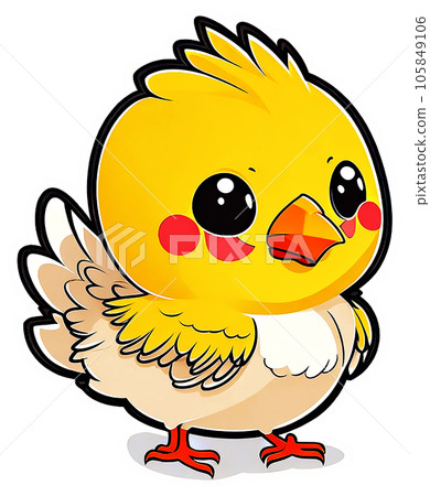 cute yellow chick cartoon cute yellow chick cartoon 105849106