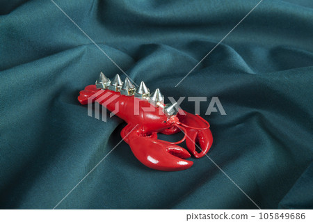 a punk style lobster and reveted spikes a punk style lobster and reveted spikes 105849686