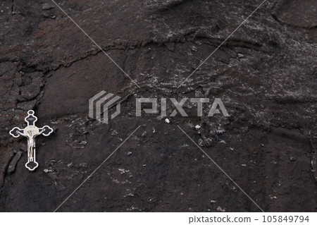 Metal Church cross closeup Metal Church cross closeup 105849794