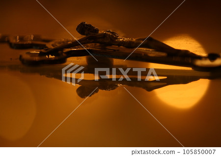 Metal Church cross closeup Metal Church cross closeup 105850007