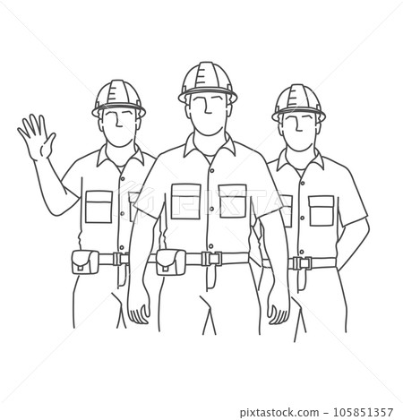 Team of builders Team of builders 105851357