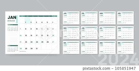 Calendar Templates 105851947