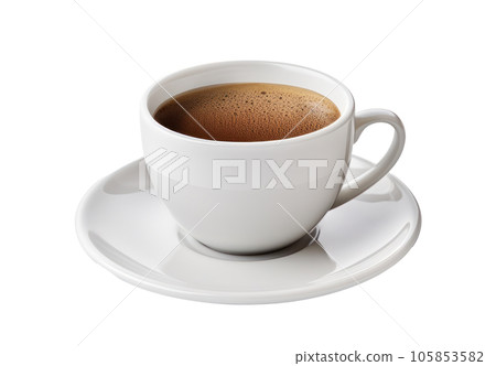 Cup of coffee isolated Cup of coffee isolated 105853582