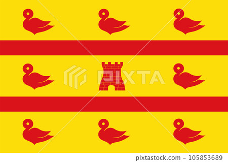Flag of Land van Cuijk Municipality (North Brabant or Noord-Brabant province, Kingdom of the Netherlands, Holland) Flag of Land van Cuijk Municipality (North Brabant or Noord-Brabant province, Kingdom of the Netherlands, Holland) 105853689
