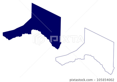 Madawaska County (Canada, New Brunswick Province, North America) map vector illustration, scribble sketch Madawaska map Madawaska County (Canada, New Brunswick Province, North America) map vector illustration, scribble sketch Madawaska map 105854002