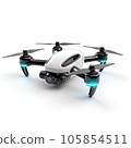 Air drone isolated on white background 105854511