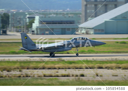 JASDF 306th Squadron F-15DJ Eagle takeoff JASDF 306th Squadron F-15DJ Eagle takeoff 105854588