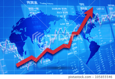 Economic image material Economic image material 105855546