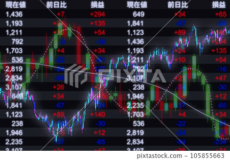 Economic image material Economic image material 105855663