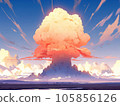 explosion test cloud 105856126