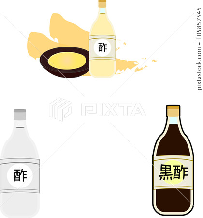 illustration of vinegar 105857545