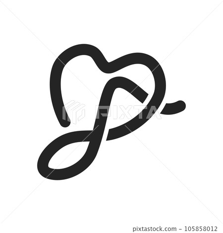 music logo template Isolated. Brand Identity. Icon Abstract Vector graphic music logo template Isolated. Brand Identity. Icon Abstract Vector graphic 105858012