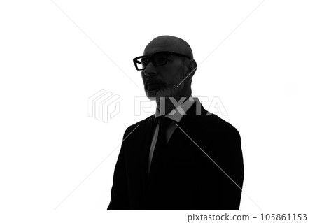 foreign man silhouette 105861153