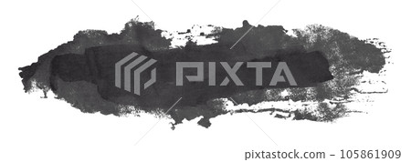 black gray watercolor background. Artistic hand paint. isolated on white background black gray watercolor background. Artistic hand paint. isolated on white background 105861909