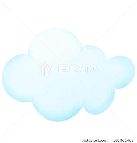 clouds icon vector isolated on white background clouds icon vector isolated on white background 105862463