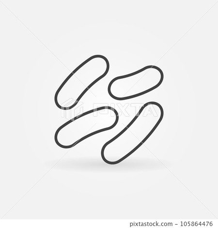 Probiotics vector line icon or symbol Probiotics vector line icon or symbol 105864476