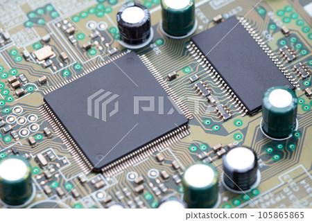 Printed circuit board package QFP 105865865