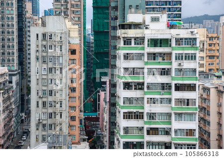 July 30 2023 The cityscape of Hung Hom, located on the Kowloon Peninsula 105866318