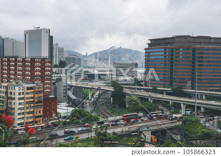 July 30 2023 a cityscape of Hung Hom, located on the Kowloon Peninsula, July 30 2023 a cityscape of Hung Hom, located on the Kowloon Peninsula, 105866323