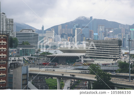 July 30 2023 a cityscape of Hung Hom, located on the Kowloon Peninsula, 105866330