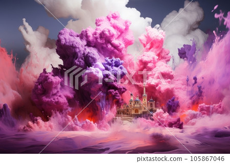 Collapsed city, Generative AI AI image 105867046