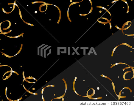 Luxury party background horizontal position black & gold Luxury party background horizontal position black & gold 105867463