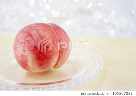 桃子閃閃發光的背景 105867821