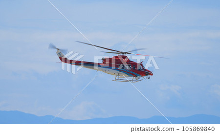 Ishikawa Prefecture firefighting and disaster prevention helicopters dispatched in large numbers 105869840