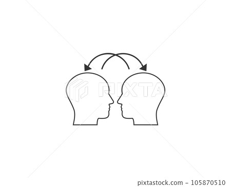 Empathy, care icon. Vector illustration. 105870510