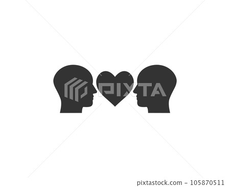 Empathy, care icon. Vector illustration. 105870511