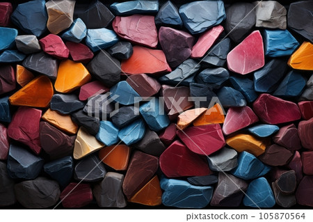 背景與彩色角石:AI 工作 背景與彩色角石:AI 工作 105870564