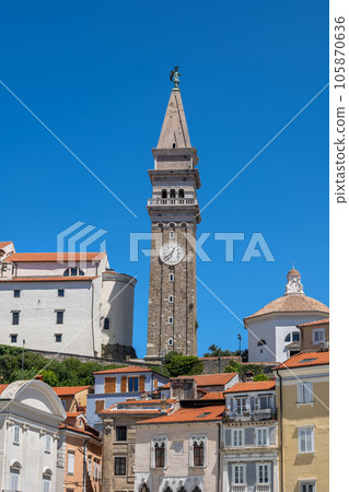 Old Town of Piran in Slovenia Old Town of Piran in Slovenia 105870636
