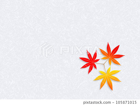 秋葉和日本紙背景材料 秋葉和日本紙背景材料 105871015