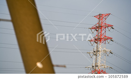 Power Transmission Line, power cable, power line 105872589