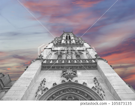 Great gothic church of Saint Germain l Auxerrois, Paris, France Great gothic church of Saint Germain l Auxerrois, Paris, France 105873135