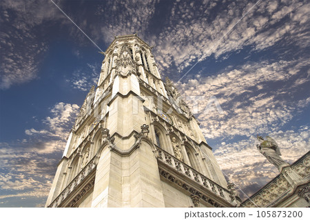Great gothic church of Saint Germain l Auxerrois, Paris, France Great gothic church of Saint Germain l Auxerrois, Paris, France 105873200