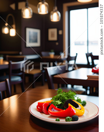 Realistic pepper neutral color warm lighting detailed Realistic pepper neutral color warm lighting detailed 105874337