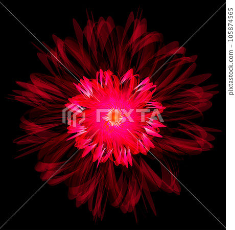 Abstract colorful mandala 105874565
