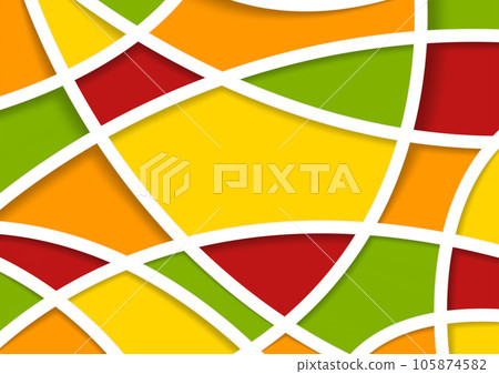 Abstract Background with Colorful Mosaic 105874582
