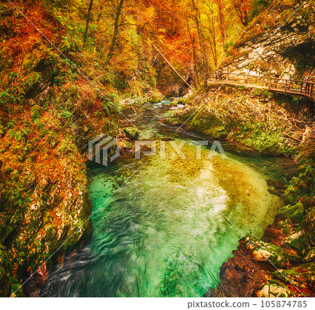 Vintgar gorge, Slovenia 105874785
