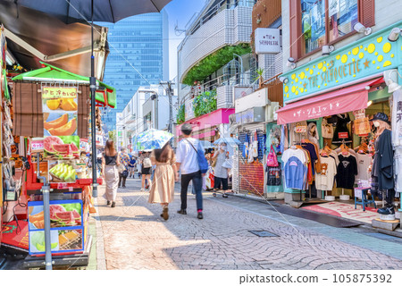 Cityscape of Shibuya, Tokyo Harajuku / Takeshita Street 105875392