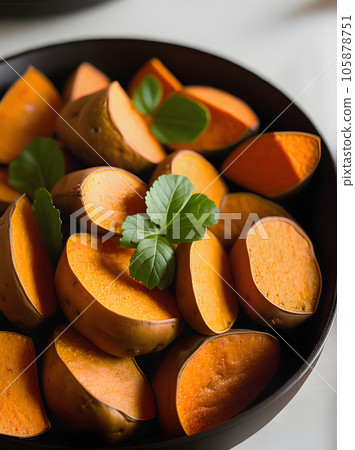 Cozy restaurant: detailed warm sweet potatoes neutral. Cozy restaurant: detailed warm sweet potatoes neutral. 105878751