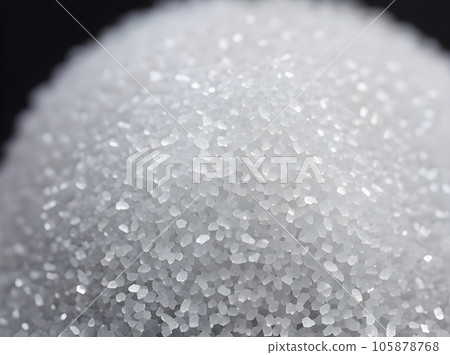 Realistic salt black background closeup sharp. Realistic salt black background closeup sharp. 105878768