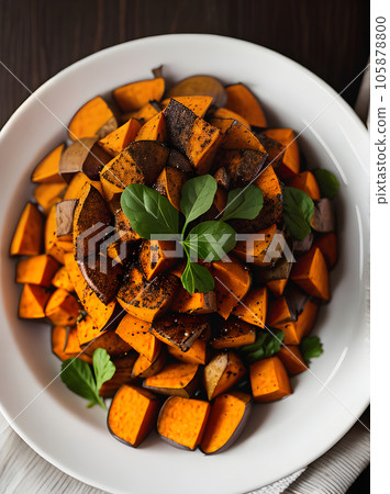 Cozy restaurant: detailed warm sweet potatoes neutral. Cozy restaurant: detailed warm sweet potatoes neutral. 105878800