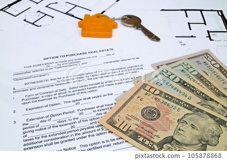 Option to purchase a real estate in America Option to purchase a real estate in America 105878868