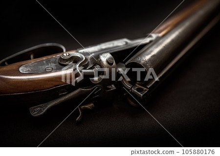 double barrel shotgun for targets, trap shooting and sporting clays double barrel shotgun for targets, trap shooting and sporting clays 105880176