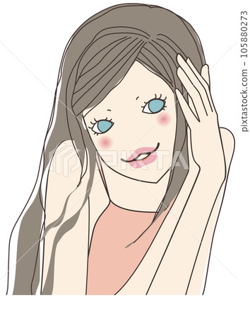 blue-eyed woman 003 blue-eyed woman 003 105880273