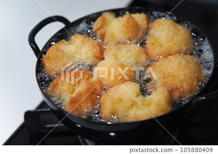 Sata Andagi made with pancake mix flour 105880409