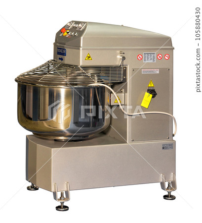 Industrial dough mixing machine for the food industry from Mixer. 06. 21. 2023. Kyiv, Ukraine. 105880430